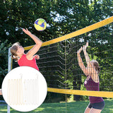 Brass Volleyball Net Height Measurement Ball Chain, Platinum & Golden, 2500x3mm, 2 colors, 1pc/color, 2pcs/set
