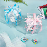 15Pcs Rectangle Transparent Plastic PVC Box Gift Packaging, Waterproof Folding Box, for Toys & Molds, Clear, Box: 10x10x14.2cm, 15pcs