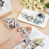 2Pcs 2 Colors Polyester Adjustable Folk Custom Bag Strap, with Zinc Alloy Clasps, for Bag Replacement Accessories, Mixed Color, 71.5~129x3.8x0.1~0.2cm
