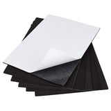 EVA Sheet Foam Paper, with Adhesive Back, Rectangle, Black, 30x21x0.3cm