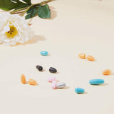 Plastic Breakaway Clasps, For Rubber Silicone Teething Necklaces, Mixed Color, 24x9mm, Hole: 2.5mm