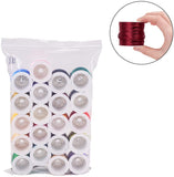 Nylon Thread, Mixed Color, 1mm, about 30m/roll, 1roll/color, 20rolls/set