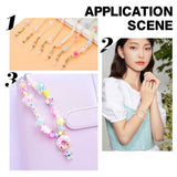 DIY Cute Beaded Stretch Bracelet Making Kit, Including Flower & Star & Bowknot & Heart & Butterfly & Candy Acrylic Beads, Elastic Thread, Colorful, 12x12.5x6mm, Hole: 2.5mm, Beads: 150Pcs/bag