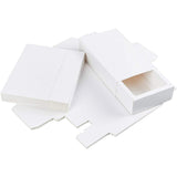 Foldable Paper Drawer Boxes, Sliding Gift Boxes, for Christmas wrappping Gift, Party, Wedding, Rectangle, White, 17.2x10.3x4.5cm