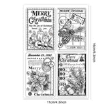 Custom PVC Plastic Clear Stamps, for DIY Scrapbooking, Photo Album Decorative, Cards Making, Word, 160x110x3mm