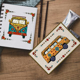 Bus Summer Theme Clear Stamps