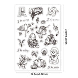 Four Season Theme Clear Stamps, Mixed Shapes