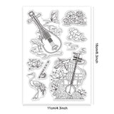 Musical Instruments Summer Theme Clear Stamps