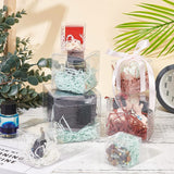 Transparent Plastic PET Box Gift Packaging, Waterproof Folding Cartons, Cube, Clear, 8x8x8cm