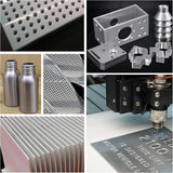 Aluminium Panel, with Film, For Mechanical Cutting, Precision Machining, Mould Making, Silver, 18x12.9x0.06cm