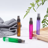 Glass Spray Bottles, with Fine Mist Sprayer & Dust Cap, 3ML Plastic Dropper & Funnel Hopper & Pump, Mixed Color, 9.5x1.6cm, Capacity: 10ml, 6 colors, 3pcs/color, 18pcs