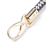 2Pcs 2 Colors PU Leather Bag Strap, with Alloy Swivel Clasps, Bag Replacement Accessories, Mixed Color, 41.5x1cm, 1pc/color