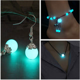 Luminous Acrylic Beads, Glow in the Dark, Mixed Shapes, Mixed Color, 9.5mm, Hole: 2.5mm, 600pcs/box