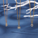 Brass Micro Pave Grade AAA Cubic Zirconia Charms, Alphabet, Letter A~Z, Real 18K Gold Plated, 26pcs/box