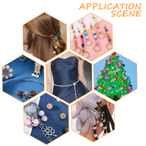 490Pcs 7 Style Spray Painted Acrylic Beads, Matte Style, Round, Mixed Color, 6mm, Hole: 1.5mm, 70pcs/color