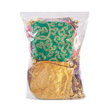 Silk Pouches, Drawstring Bags, Mixed Color, 10.9~11x11x0.4cm