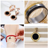 Iron Seal Stamps, Including Letter A~Z, Number 0~8 and Ampersand, Black, 60x6mm, Letter & Number: 5mm, 36pcs/box