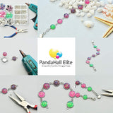 Resin Cabochons, Bottom Silver Plated, Half Round/Dome, Mixed Color, 12x3mm, 10pcs/color, 130pcs/box