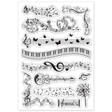 Musical Note Clear Stamps