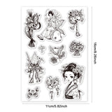 Summer Theme Clear Stamps, Mixed Shapes