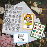 Halloween Clear Stamps, Mixed Shapes