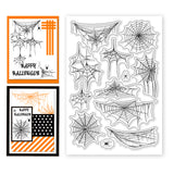 Spider Web Halloween Clear Stamps