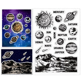 Planet Clear Stamps