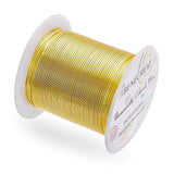 Round Copper Wire, for Wire Wrapped Jewelry Making, Light Gold, 18 Gauge, 1mm, about 98.42 Feet(30m)/roll