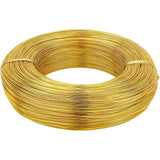 Round Aluminum Wire, for Jewelry Making, Gold, 20 Gauge, 0.8mm, about 984.25 Feet(300m)/500g