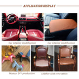 Self-adhesive PVC Leather, Sofa Patches, Car Seat, Bed Leather Repair Subsidies, Dark Salmon, 61.15x30.5x0.08cm