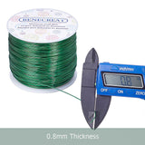 Round Aluminum Wire, Medium Sea Green, 20 Gauge, 0.8mm, about 770.99 Feet(235m)/roll