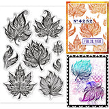 Leaf Summer Theme Clear Stamps