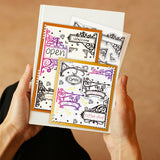 Advertising Board Rectangle Clear Stamps