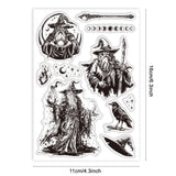 Witch Summer Theme Clear Stamps