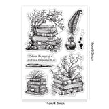 Book Summer Theme Clear Stamps