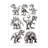 Dinosaur Summer Theme Clear Stamps