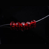 0.8mm Crystal Polyester Threads Transparent Jewelry Bracelet Beading Wire Cords, 100m/Roll