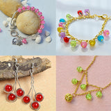 Spray Painted Crackle Glass Beads, Round, Mixed Color, 12mm, Hole: 1.3mm