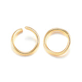 304 Stainless Steel Jump Rings, Open Jump Rings, Real 18k Gold Plated, 20 Gauge, 7x0.8mm, 1000pc/Set