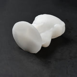 2PCS 3D Christmas Snowman DIY Candle Silicone Molds, for Scented Candle Making, White, 6.8x8.7x10cm, Inner Diameter: 9.5x7.3x5.2cm