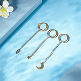 Iron Ends with Twist Chains, Cadmium Free & Lead Free, Golden, 50x3.5mm, Links: 5.5x3.5x0.5mm, 100Strands/Set