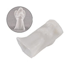 DIY Angel Figurine Silicone Molds, Resin Casting Molds, for UV Resin, Epoxy Resin Craft Making, Heart Pattern, 51x63x114mm, Inner Diameter: 40x55x113mm