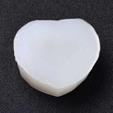 2PCS Valentine's Day Theme DIY Candle Silicone Molds, Handmade Soap Mold, Mousse Chocolate Cake Mold, Heart Box, White, 59x70x29mm, Inner Diameter: 42x27mm, 54x41mm