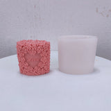 2PCS DIY Candle Silicone Molds, Resin Casting Molds, For UV Resin, Epoxy Resin Jewelry Making, Knot, White, 7.1x6.9x5.9cm, Inner Diameter: 3.2cm