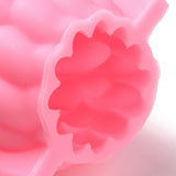 2PCS Twisted Barrel Candle Food Grade Silicone Molds, for Scented Candle Making, Hot Pink, 94x96x95mm