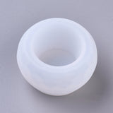 DIY Round Cup Shape Silicone Molds, Resin Casting Molds, For UV Resin, Epoxy Resin Jewelry Making, White, 52x32mm, Inner Diameter: 33mm and 32mm