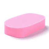 2 pc Food Grade Silicone Cheese Candle Molds, Fondant Molds, for Homemade Beeswax Candle Soap Making, Hot Pink, 55x102x27mm