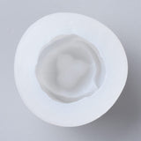 2 pc Tulip Flower Shaped Candle Molds, Silicone Molds, for Homemade Beeswax Candle Soap Making, Clear, 49x43mm