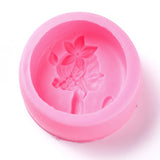 5 pc Food Grade Silicone Molds, Fondant Molds, For DIY Cake Decoration, Chocolate, Candy, Soap Making, Beautiful Girl, Deep Pink, 80x33.5~37mm, Inner Diameter: 67mm