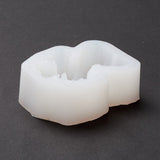 2PCS DIY Candle Making Silicone Molds, Resin Casting Molds, Nendoroid, White, 8x6.5x2.7cm